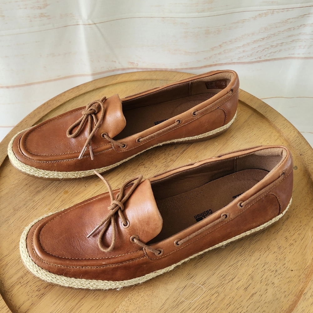 Clarks Danelly Bodie Tan Leather Loafers